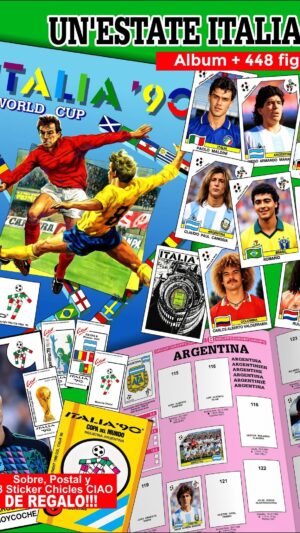 PREVENTA Álbum de Figuritas Italia 90