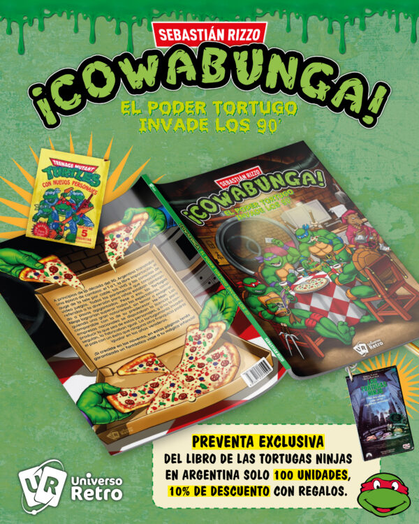 Libro "Cowabunga: El Poder Tortugo Invade los 90" (PREVENTA)