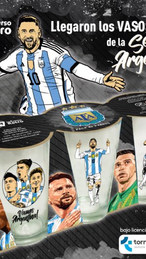 Vasos Selección Argentina - Producto Oficial - Serie 2