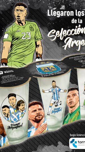 Vasos Selección Argentina - Producto Oficial - Serie 1