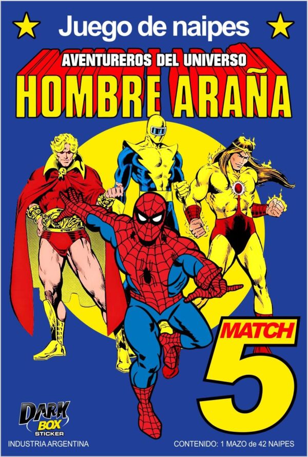 Juego de Naipes del Hombre Araña