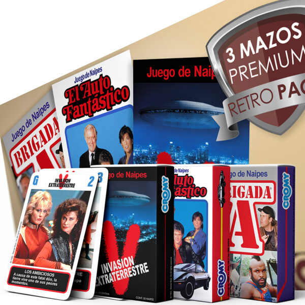 Retro Pack Naipes x 3 - Imagen 2