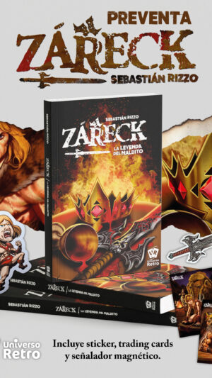 Novela "ZARECK: La Leyenda del Maldito" (PREVENTA)