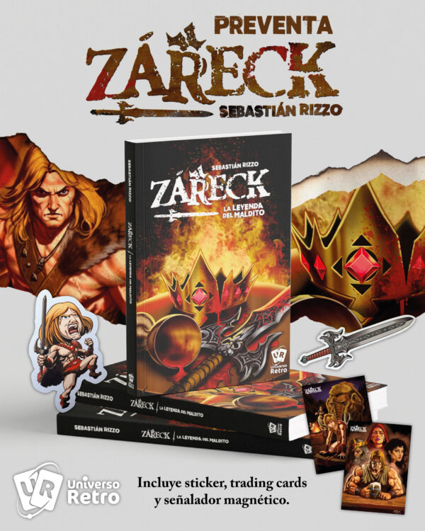 Novela "ZARECK: La Leyenda del Maldito" (PREVENTA)