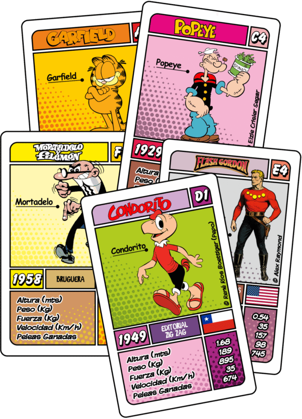 Juegos de Naipes Historieta Vs Comic (Preventa) - Imagen 5
