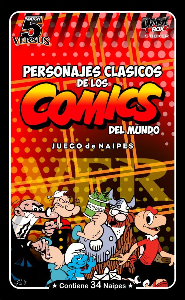 Juegos de Naipes Historieta Vs Comic (Preventa) - Imagen 2