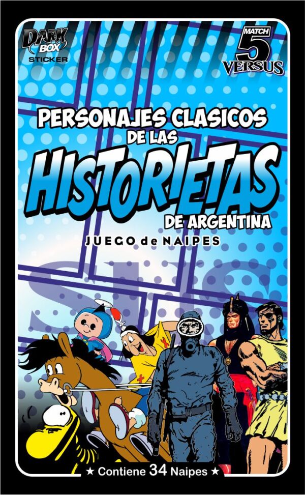 Juegos de Naipes Historieta Vs Comic (Preventa) - Imagen 4